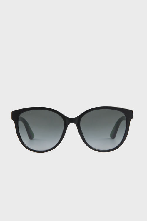 Black Round Frame Sunglasses