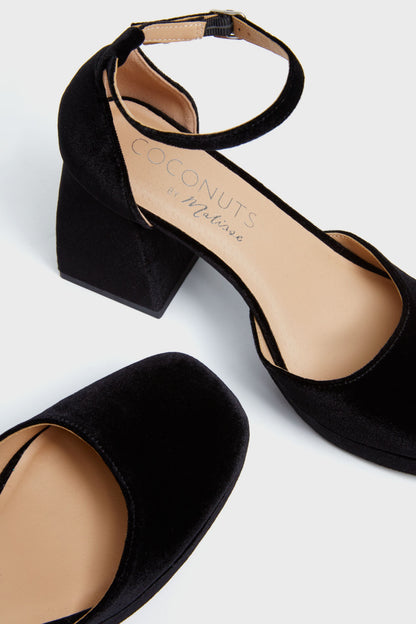 Black Misha Heels