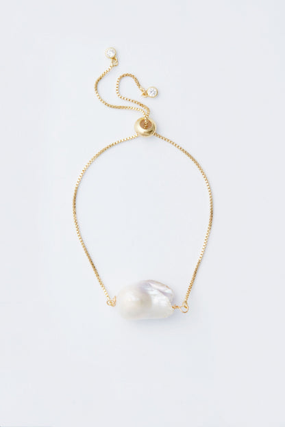 Baroque Pearl Slide Bracelet