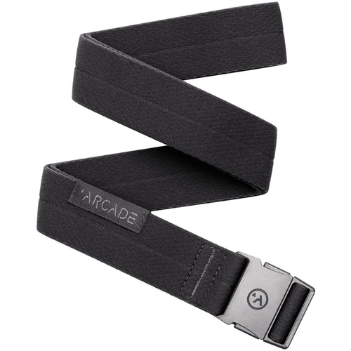 Arcade Mens Midnighter Slim Webbed Belt - Black Noir - OS