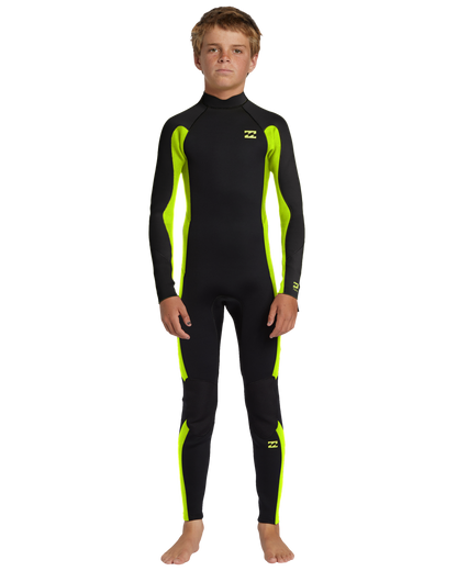 Billabong Kids 3/2mm Foil Back Zip Long Sleeve Full Length Wetsuit