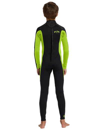 Billabong Kids 4/3mm Foil Back Zip Long Sleeve Full Length Wetsuit