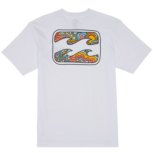 Billabong Kids Crayon Wave Crew Neck T-Shirt