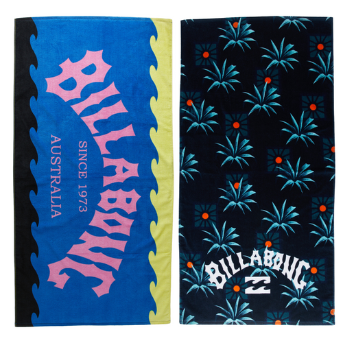 Billabong Wave Patterned Beach Towel