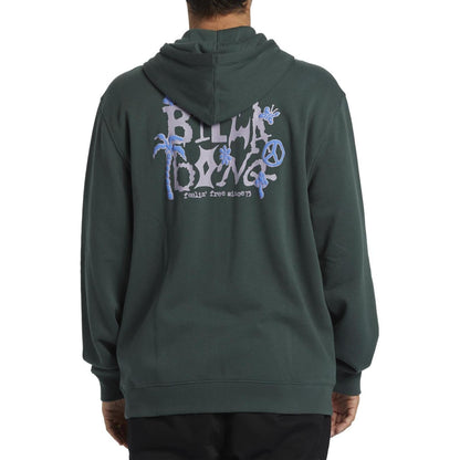 Billabong Mens Short Sands Zip Up Hoodie