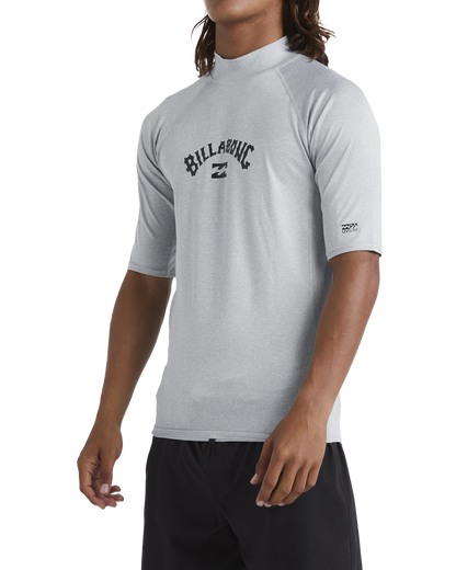 Billabong Mens Arch Wave Short Sleeve UPF 50 Surf Rash Vest