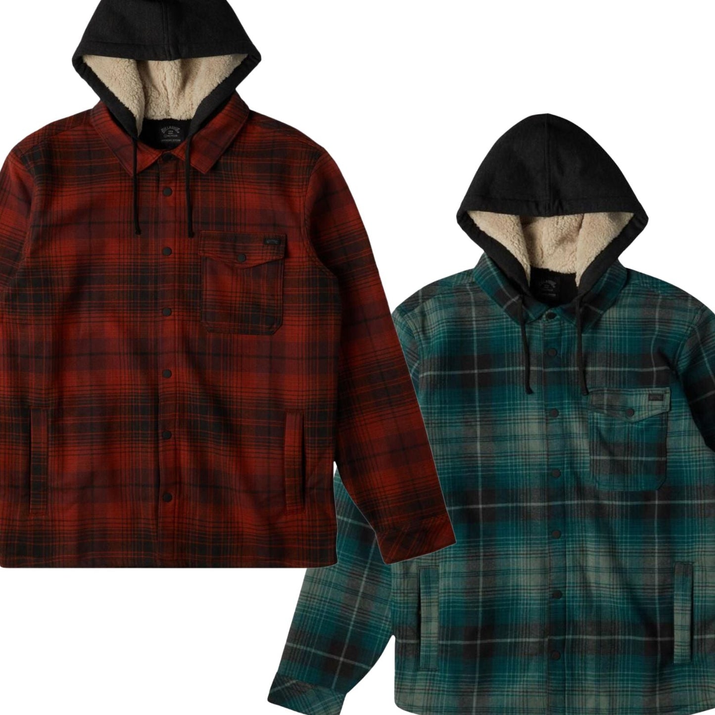 Billabong Mens Furnace Bonded Long Sleeve Flannel Shirt