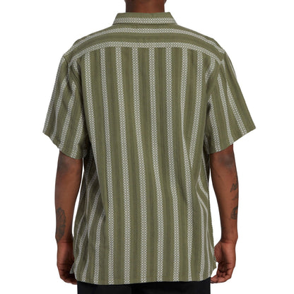 Billabong Mens Sunday Jacquard Short Sleeve Shirt