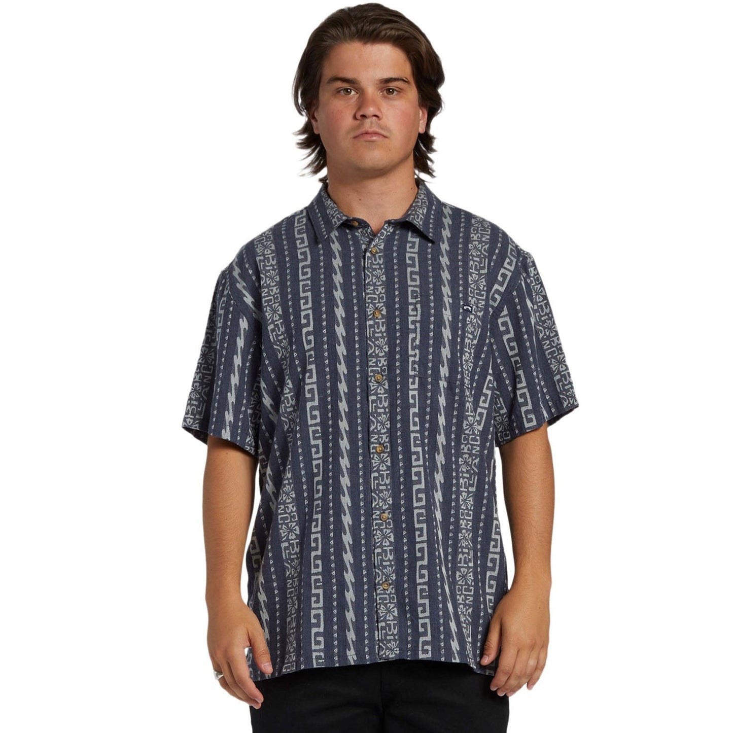 Billabong Mens Sunday Jacquard Short Sleeve Shirt