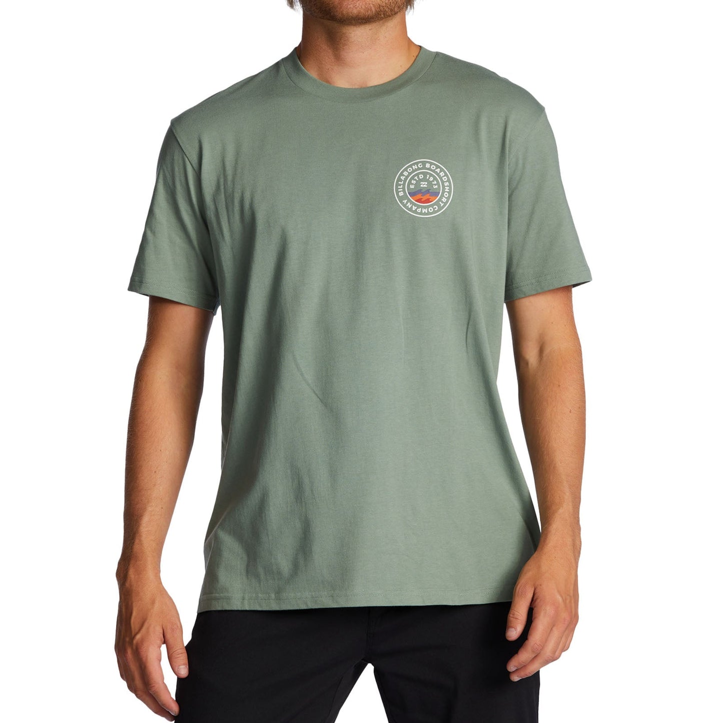Billabong Mens Walled Short Sleeve Cotton T-Shirt Top Tee
