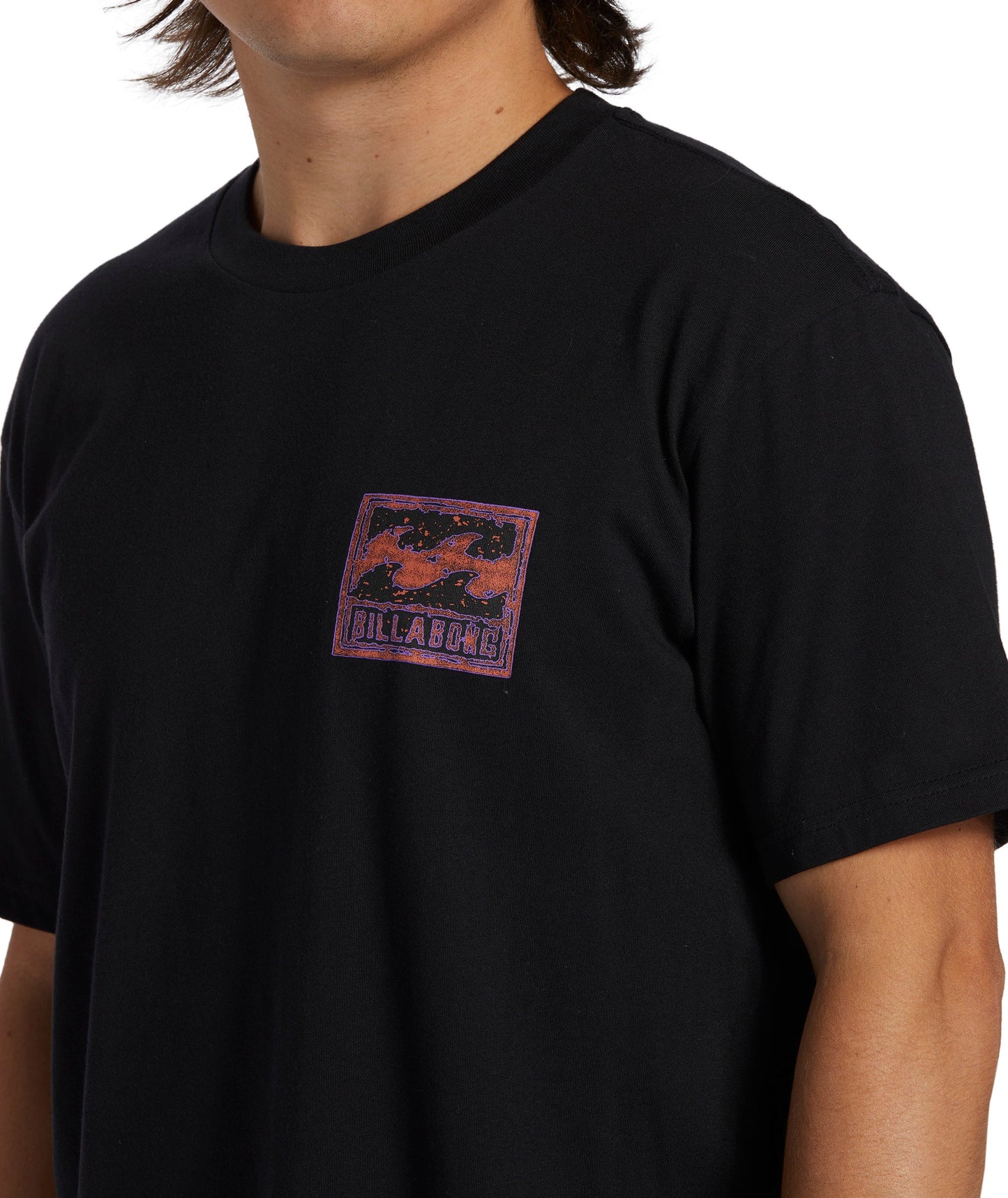 Billabong Mens Crayon Wave Short Sleeve T-Shirt