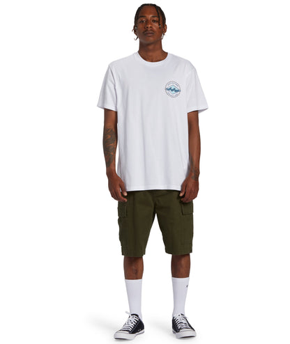 Billabong Mens Rotor Diamond Short Sleeve Cotton T-Shirt