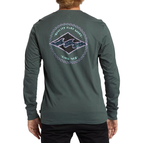 Billabong Mens Rotor Dimond Long Sleeve T-Shirt