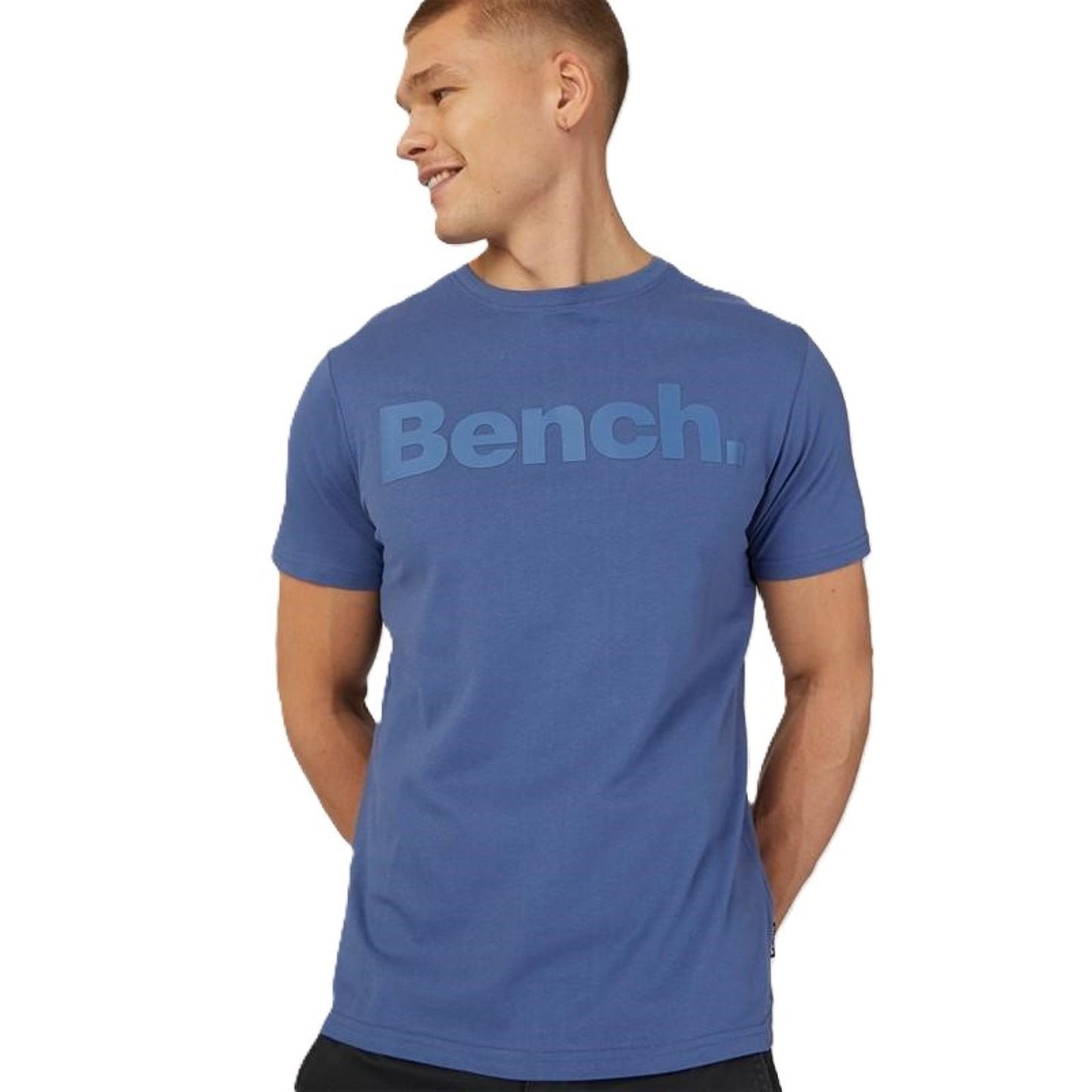 Bench Mens Worsley Casual Crew Neck Cotton T-Shirt