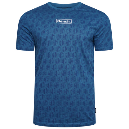 Bench Mens Porio Short Sleeve All Over Print T Shirt