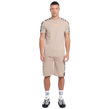 Bench Mens Chuckles Short Sleeve Camo Detail T Shirt