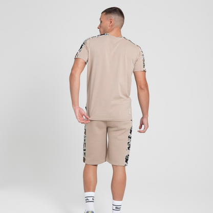 Bench Mens Chuckles Short Sleeve Camo Detail T Shirt