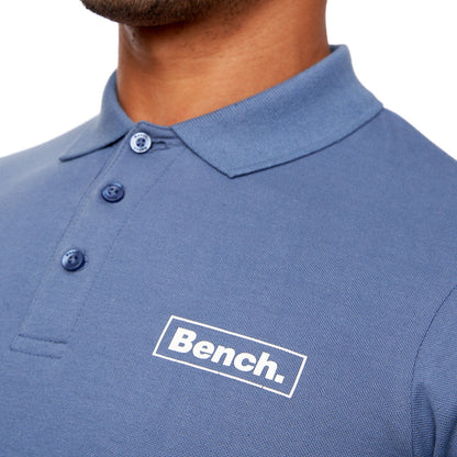 Bench Mens Iverson Short Sleeve Slim Fit Polo Shirt