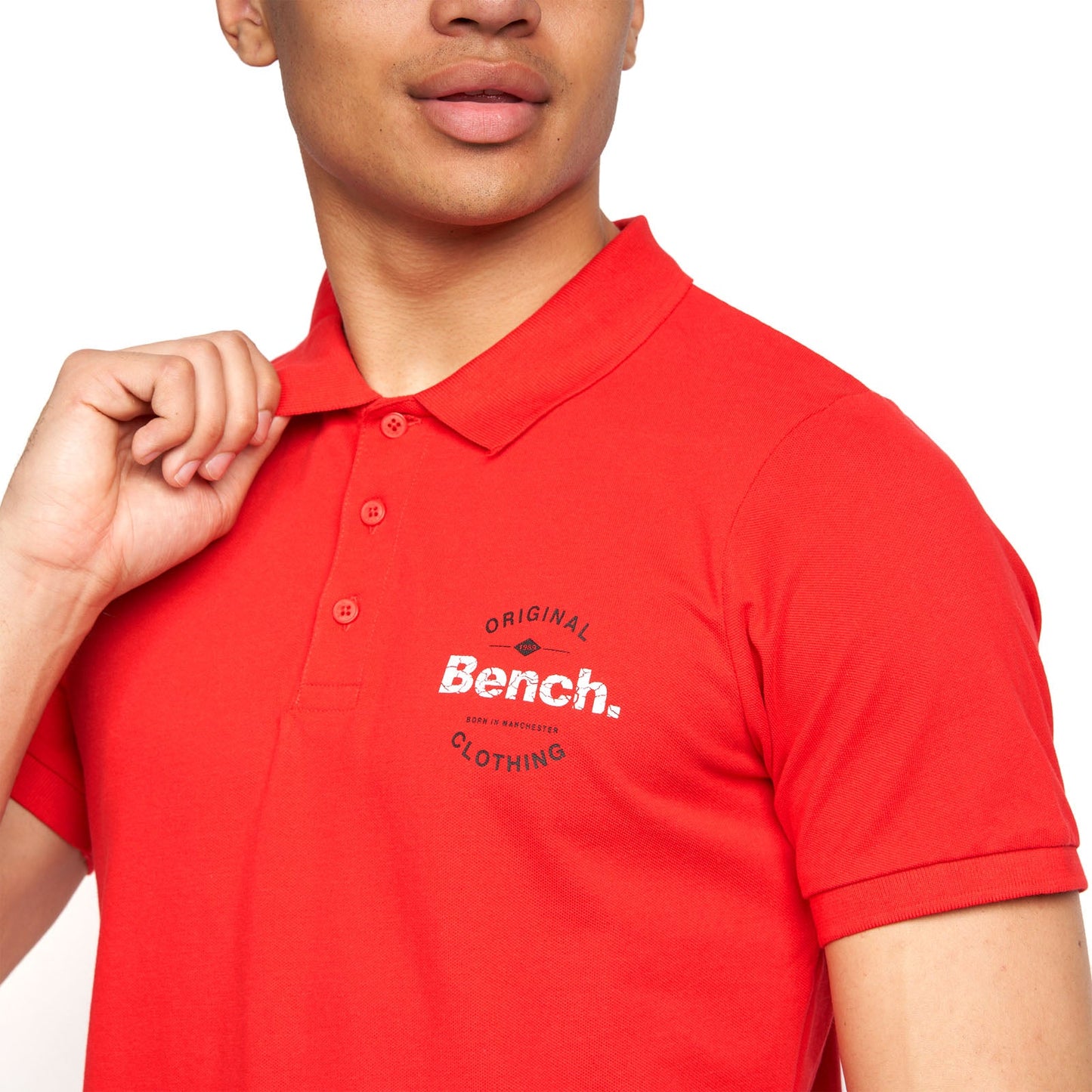 Bench Mens Cometer Short Sleeve Slim Fit Polo Shirt