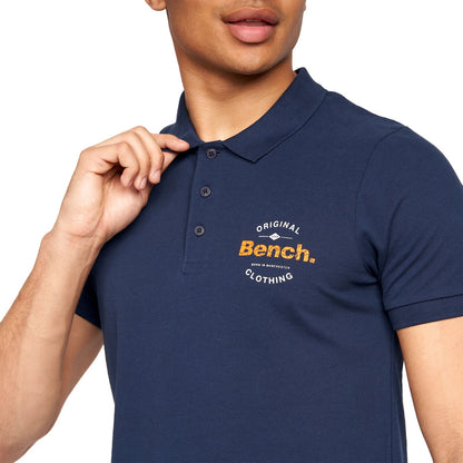 Bench Mens Cometer Short Sleeve Slim Fit Polo Shirt