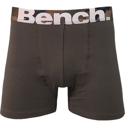 Bench Mens Robson 3-Pack Logo Waistband Boxer Shorts - Assorted