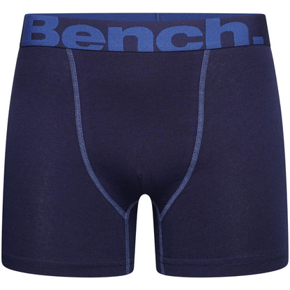 Bench Mens Valdev Boxer Shorts - 3 Pair Pack - Blue