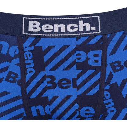 Bench Mens Kleyna 3 Pack Elasticated Boxer Shorts