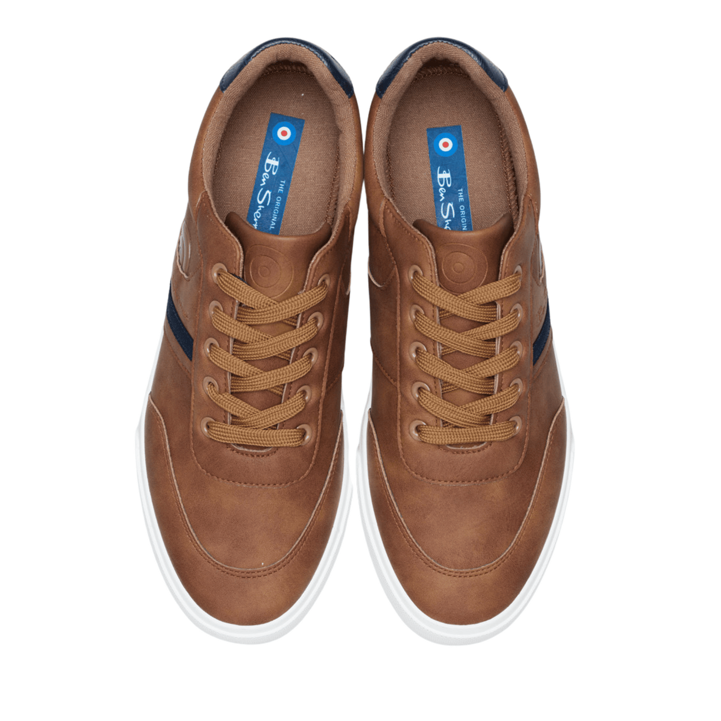 Ben Sherman Mens Scooper Stripe Trainers
