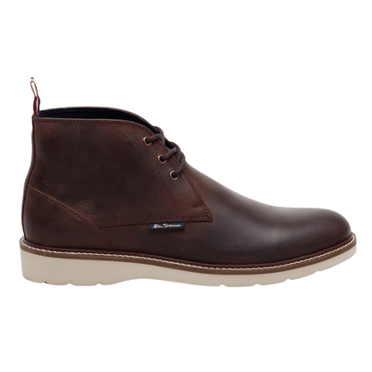 Ben Sherman Mens Hampton Leather Chukka Boots