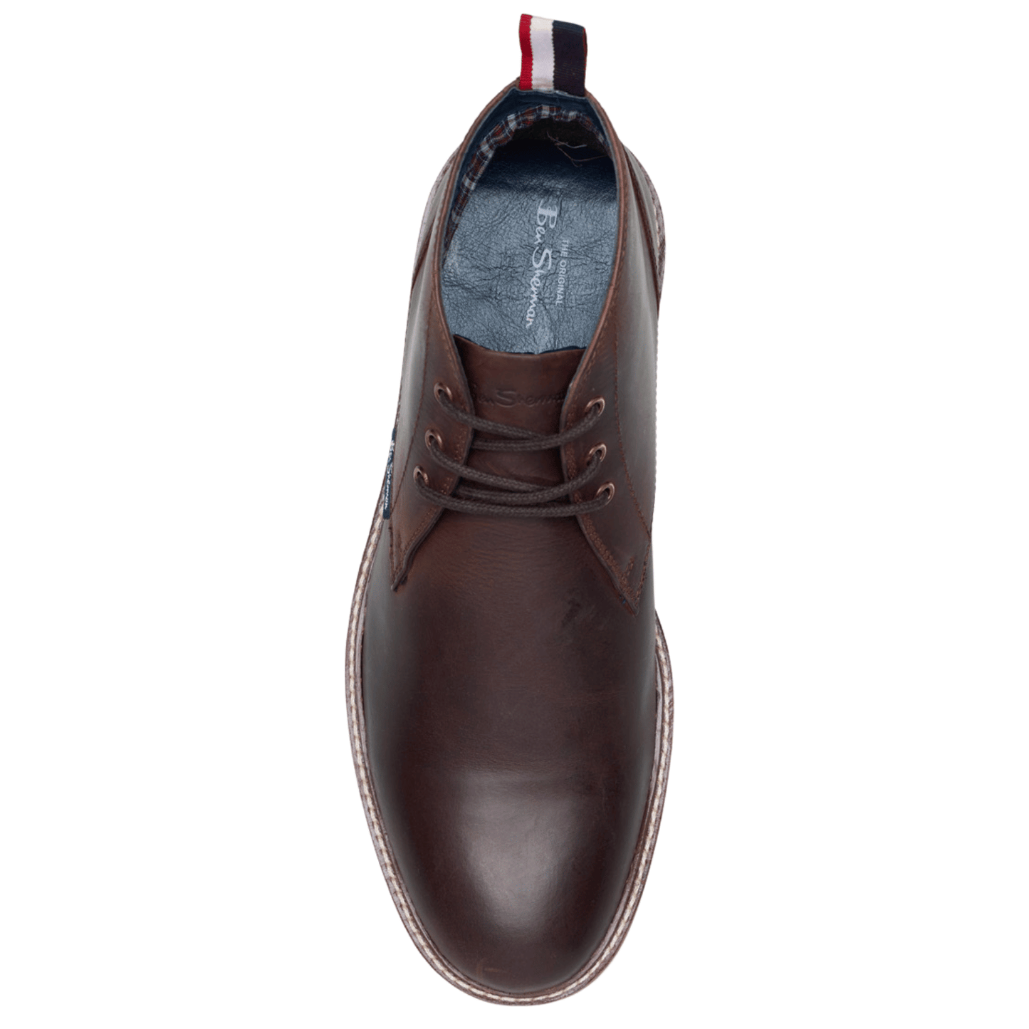 Ben Sherman Mens Hampton Leather Chukka Boots