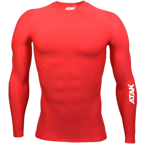 ATAK Youths Compression Top - Red
