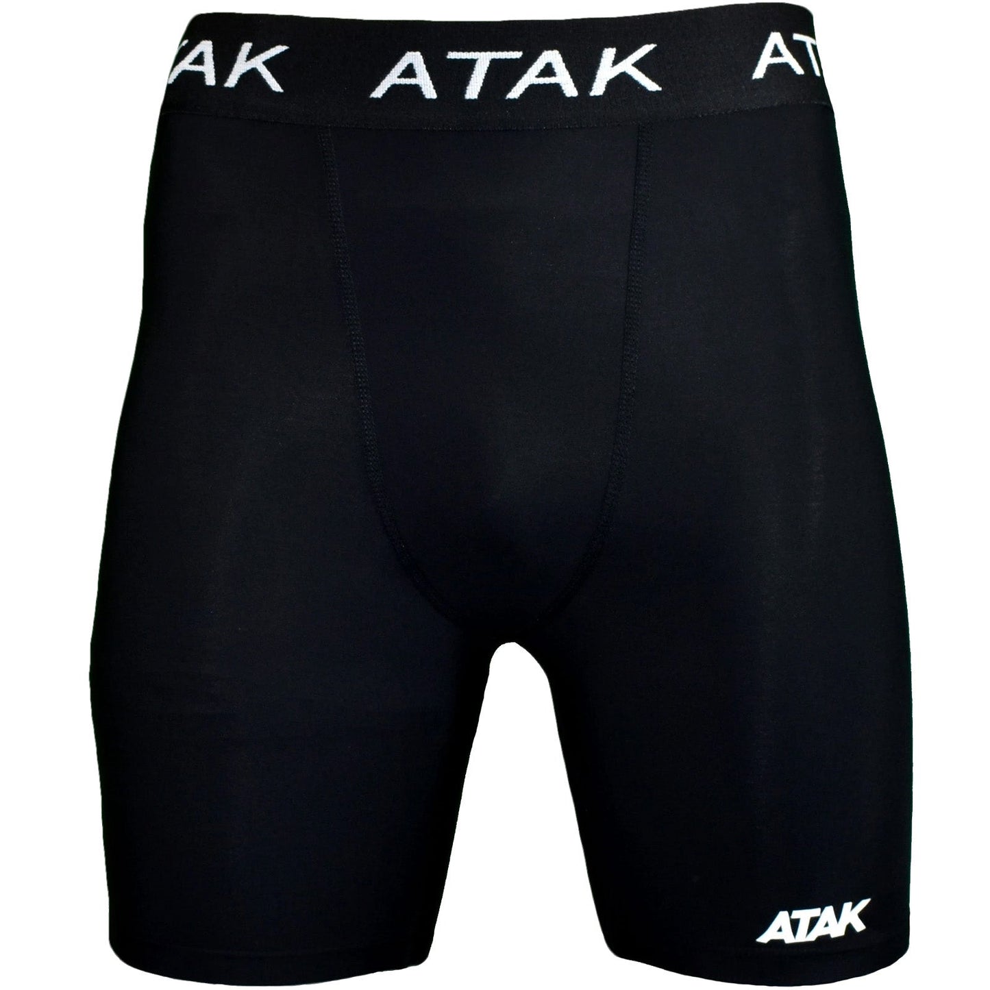 ATAK Mens Base Layer Compression Shorts - Black