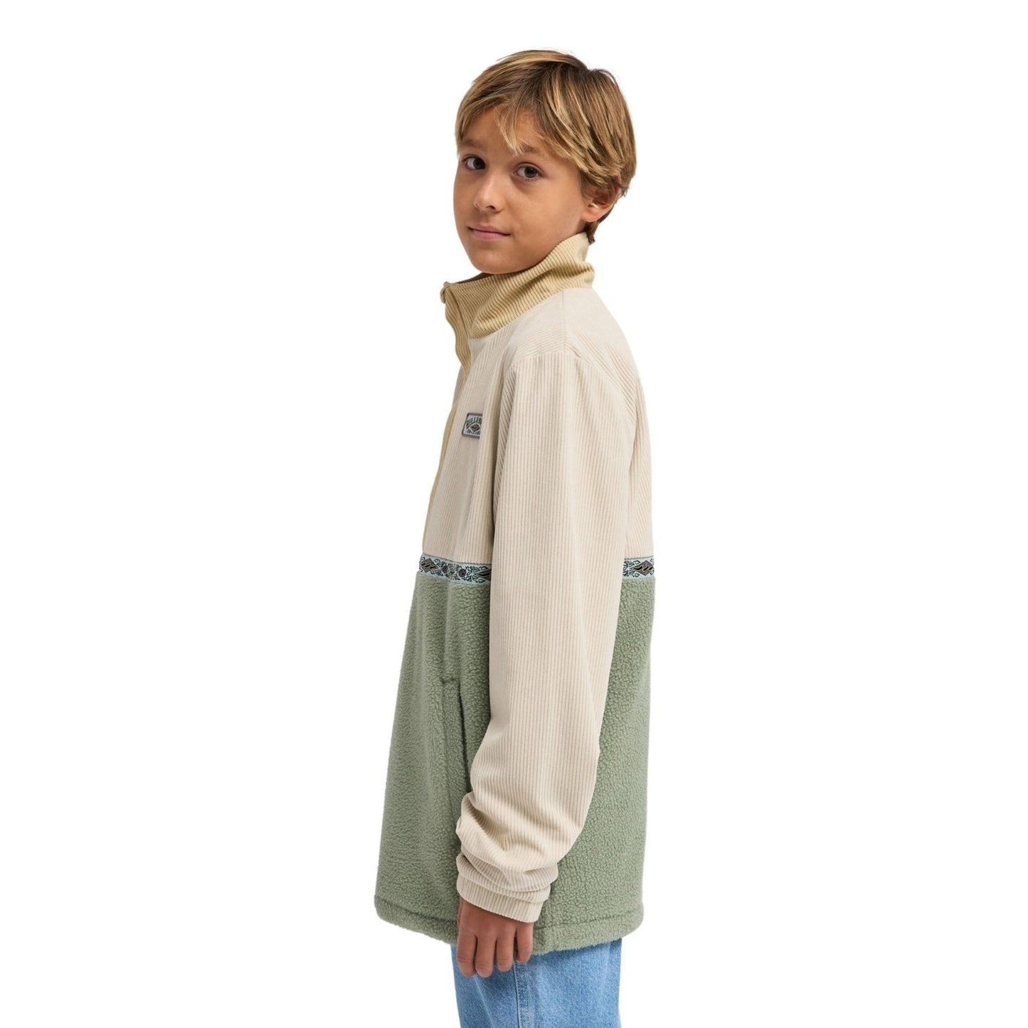 Billabong Kids Space Lobster Y Half Zip Fleece