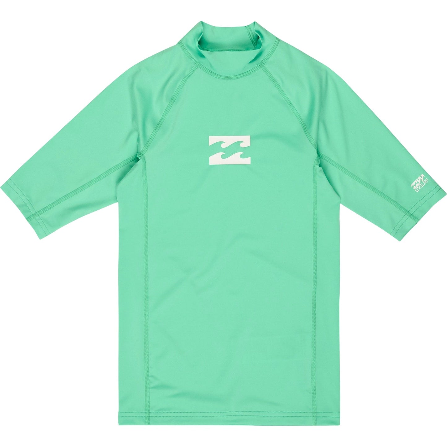 Billabong Kids Waves All Day Short Sleeve UPF 50 Rash Vest