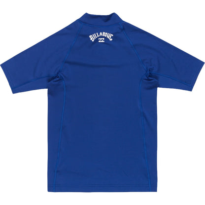 Billabong Kids Waves All Day Short Sleeve UPF 50 Rash Vest