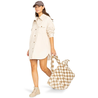 Billabong Womens Dreamaway Sherpa Tote Bag