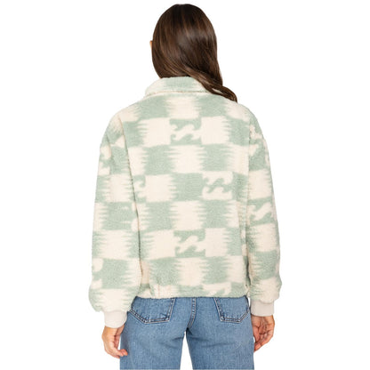 Billabong Womens Time Off Half Zip Polar Fleece