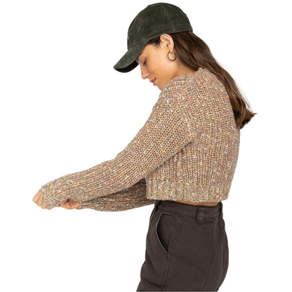 Billabong Womens Sunshine Relaxed Fit Cropped Jumper