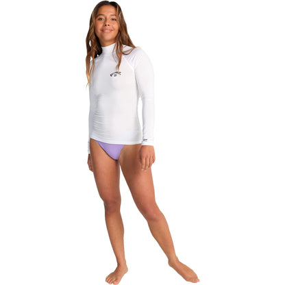 Billabong Womens Tropic Surf Long Sleeve UPF50 Surf T-Shirt Surfing Rash Guard