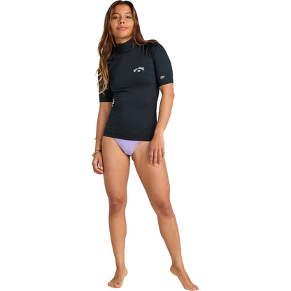 Billabong Womens Tropical Surf Short Sleeve Rash Vest