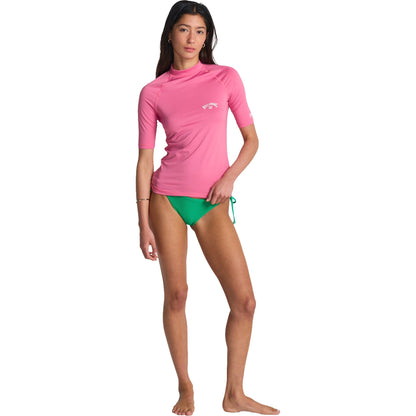 Billabong Womens Tropical Surf Short Sleeve Rash Vest