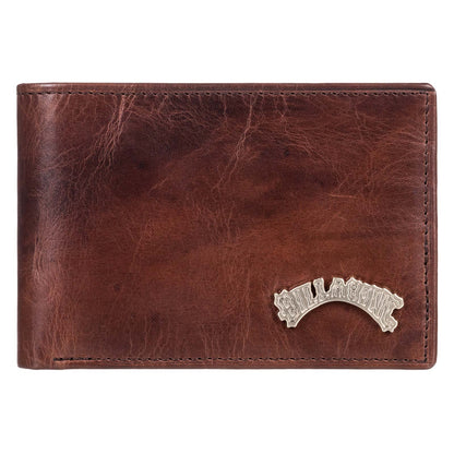 Billabong Mens Arch Leather  Tri-Fold Wallet