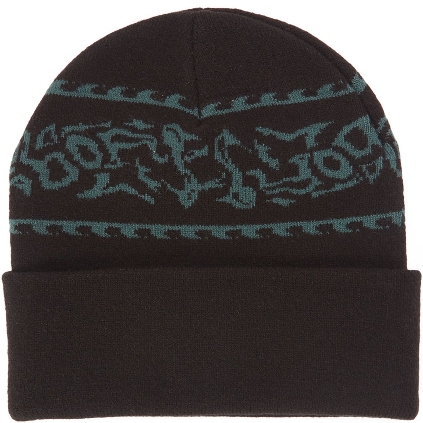 Billabong Mens Offshore Fine Knit Cuffed Beanie Hat - Black