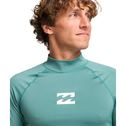Billabong Mens Waves All Day Short Sleeve Swim Swimming Rash Vest