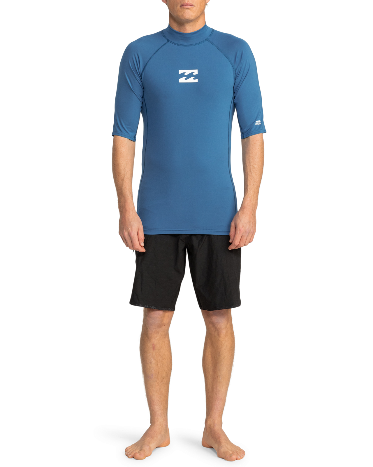 Billabong Mens Waves All Day Short Sleeve Swim Swimming Rash Vest