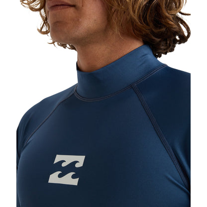 Billabong Mens Waves All Day Long Sleeve UPF 50 Rash Vest