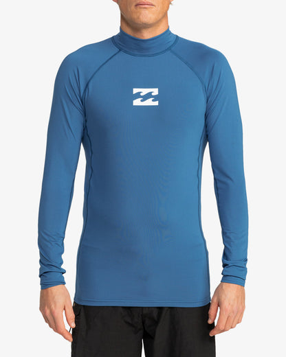 Billabong Mens Waves All Day Long Sleeve UPF 50 Rash Vest