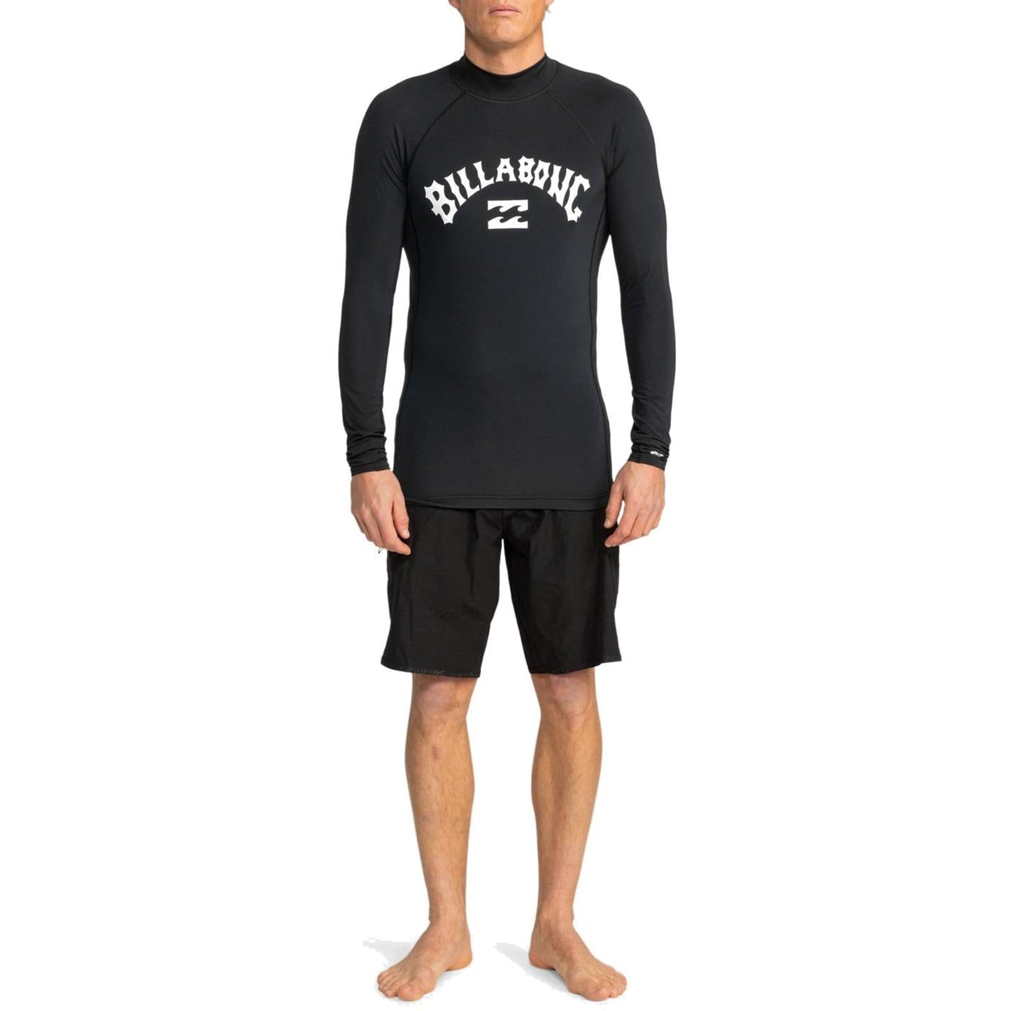 Billabong Mens Logo Surf Long Sleeve Rash Vest