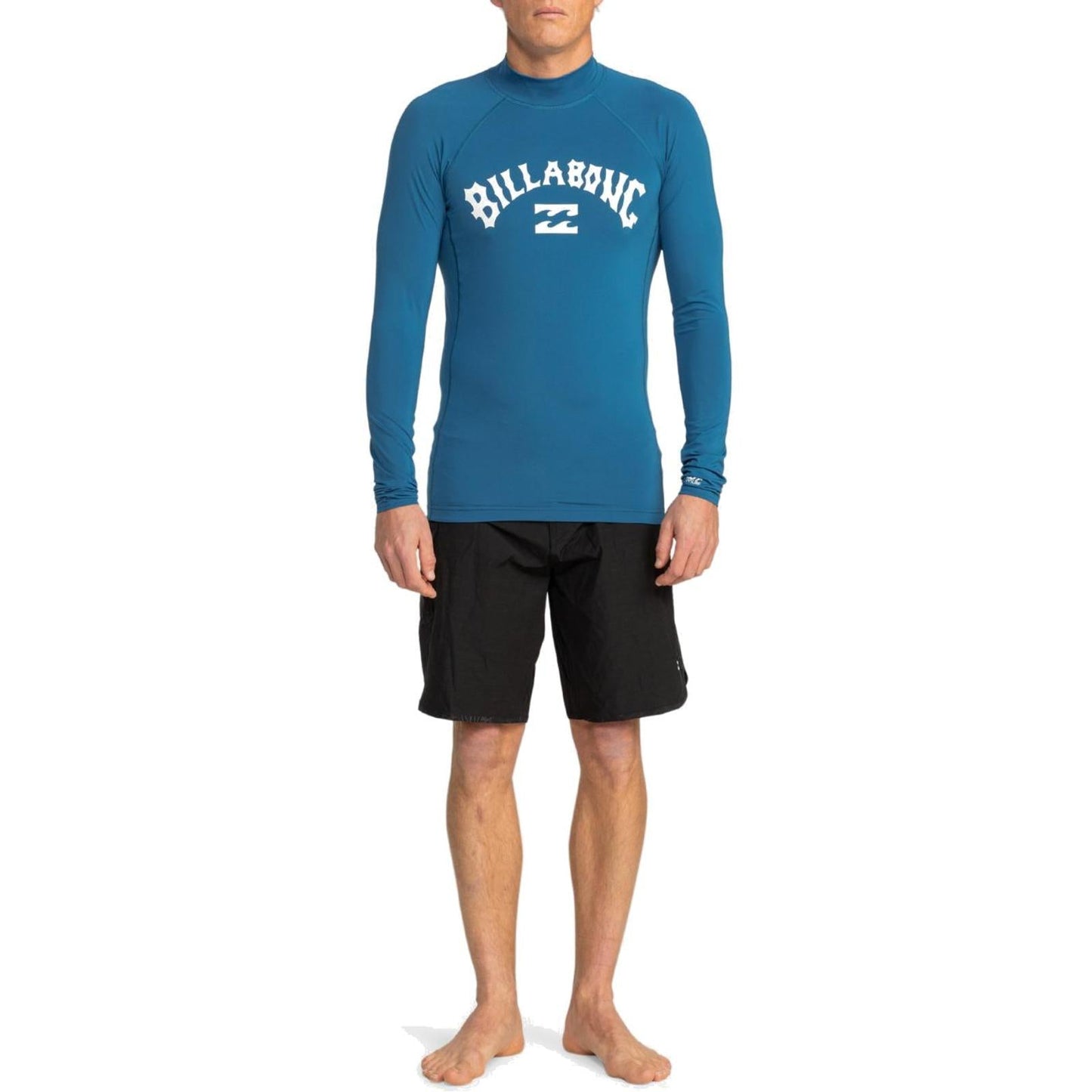 Billabong Mens Logo Surf Long Sleeve Rash Vest