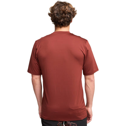 Billabong Mens Arch Wave 50+ UPF Short Sleeve Rash Vest